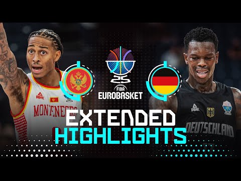 Montenegro 🇲🇪 vs Germany 🇩🇪 | Extended Highlights | FIBA EuroBasket 2025
