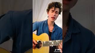 Shawn Mendes singing "Last Christmas" cover via Tik Tok