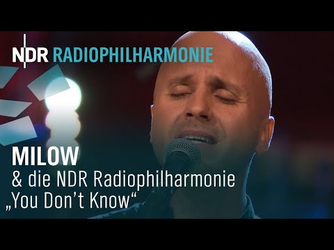 Milow: "You Don't Know" (live & with orchestra) | NDR Radiophilharmonie
