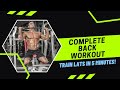 Complete Back Workout | Train Lats in 5 Minutes!