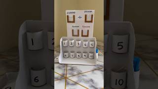 Maths Division Working Model Grade 3 | School Project Exhibition idea #shorts DIY The Mommy Way #tlm