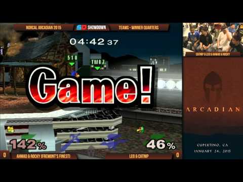 NorCal Arcadian 2015 - Teams - Winner Quarters: Ahmad & Rocky vs Leo & Catnip