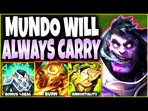 Our New Season 12 Mundo Build will ALWAYS CARRY even if BEHIND 🔥 LoL Mundo Preseason 2022 Gameplay