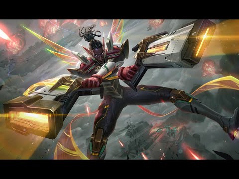 Strike Paladin Lucian Japanese Voice Skin Spotlight & Montage 海珀利安小队 Z01-猎户座 卢锡安 日语语音 皮肤展示 击杀集锦