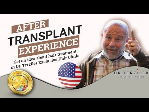 Hair transplant Turkey before and after patient video testimonial at Dr. Terziler Exclusive Clinic