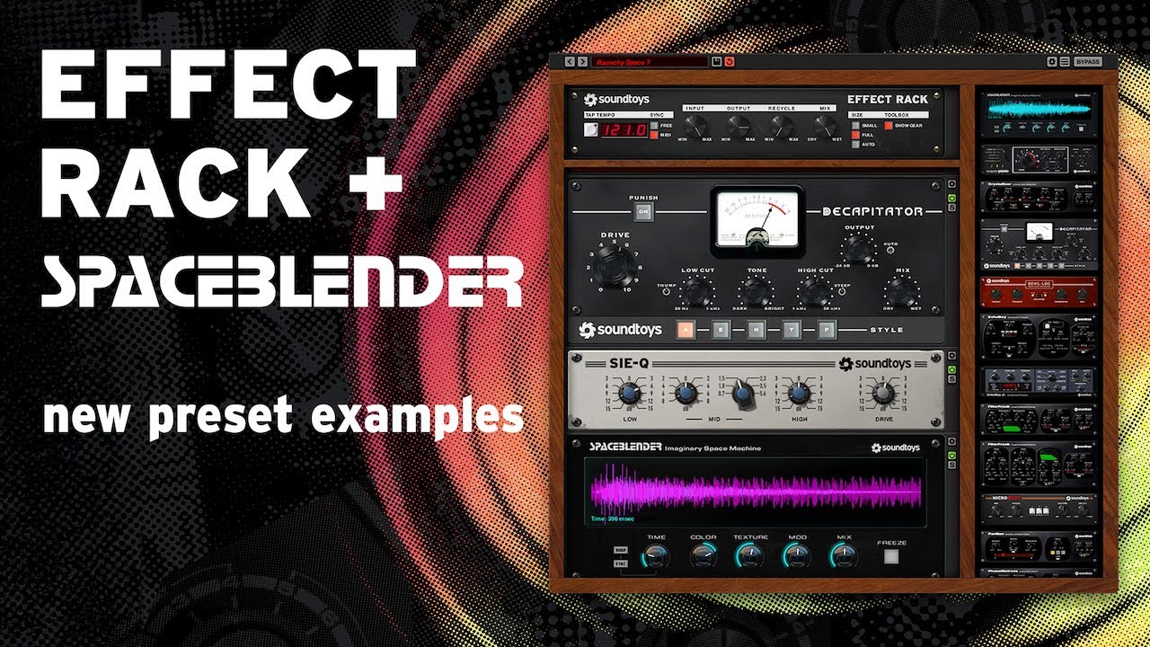 Effect Rack with SpaceBlender - Preset Audio Examples - YouTube