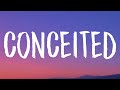 Flo Milli - Conceited (Lyrics) "i want a pitcher with a baseball bat"