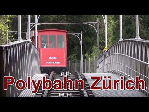 Kleine Standseilbahn in Zürich / Polybahn
