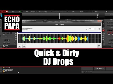 DJ Drops: Make your own with Virtual DJ 8