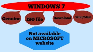How To Download Windows 7 ISO File | Genuine Windows 7 | Download Windows 7 ISO File For Free | PTT