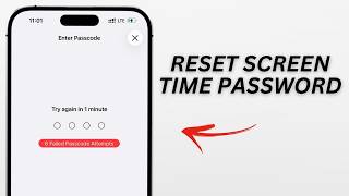 Forgot iPhone Screen Time Passcode? Here's How To Reset it!