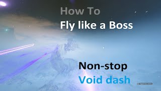 Warframe How to Void dash / Fly With the Operator Non-Stop