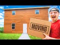 Moving Into My Life Size Cardboard House