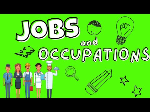 JOBS AND OCCUPATIONS-I WANT TO BE A/AN...-ESL-Learning English