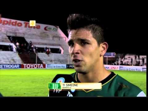 Simeone: "Fue duro". Patronato 0 - Banfield 2. Fecha 11. Primera División 2016.