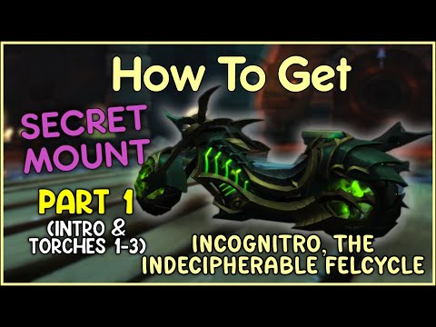 Felcycle Puzzle PART 1 (Peculiar Key & Torch 1-3) How to get Secret Mount! TWW