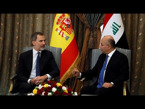 شاهد ملك إسبانيا يزور العراق للمرة الأولى منذ 40 عاماً