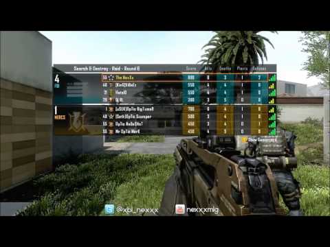 Black Ops 2 - 4v4 SnD Tournament Match vs OpTic - Raid