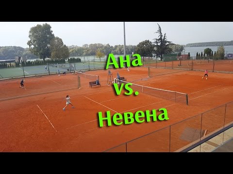 Ana Vilček - Nevena Kolarević, polufinale Mastersa TSS do 14 godina, 15.10.2016.