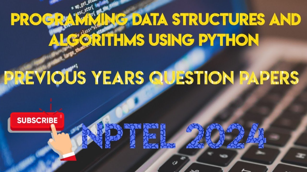 Programming Data Structures And Algorithms Using Python | Previous Years Papers Solved |