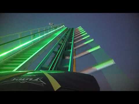 Front row point of view footage of Fury 325