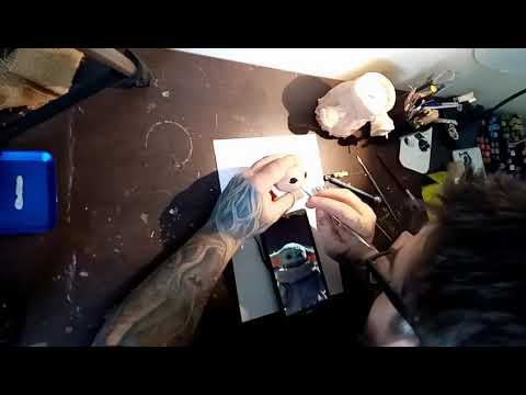Baby Yoda Polymer Clay Time Lapse