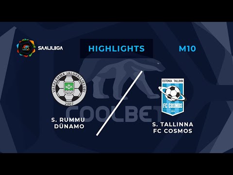 Rummu Dünamo - Tallinna FC Cosmos. Coolbet Saaliliiga. MD 10. Highlights