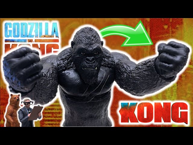Vídeo relacionado con Famosa - Figura Giant King Kong basada en la película de Godzilla vs. Kong, Figura de 28 cm, Accesorios incluidos para recrear las luchas, Múltiple puntos de articulación, +3 años, Famosa (MN300200)
