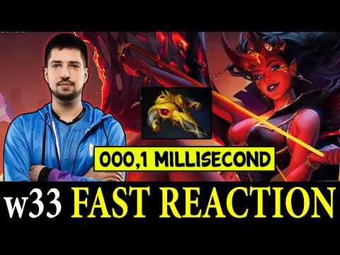 w33 FAST REACTION TO SURVIVE | Dota 2 Pro Players Clips