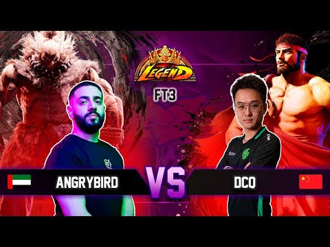 ANGRYBIRD (Akuma) vs DCQ (Ryu) - FT3 - SF6 High Level Replay