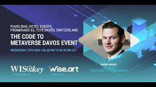 WISeKey Davos 2022- Pierre Maudet, Chief Digital Transformation Officer WISekey