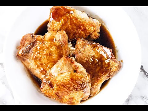 Learn how to make crispy chicken thighs with a rich bourbon glaze in this step-by-step recipe.ππππππ