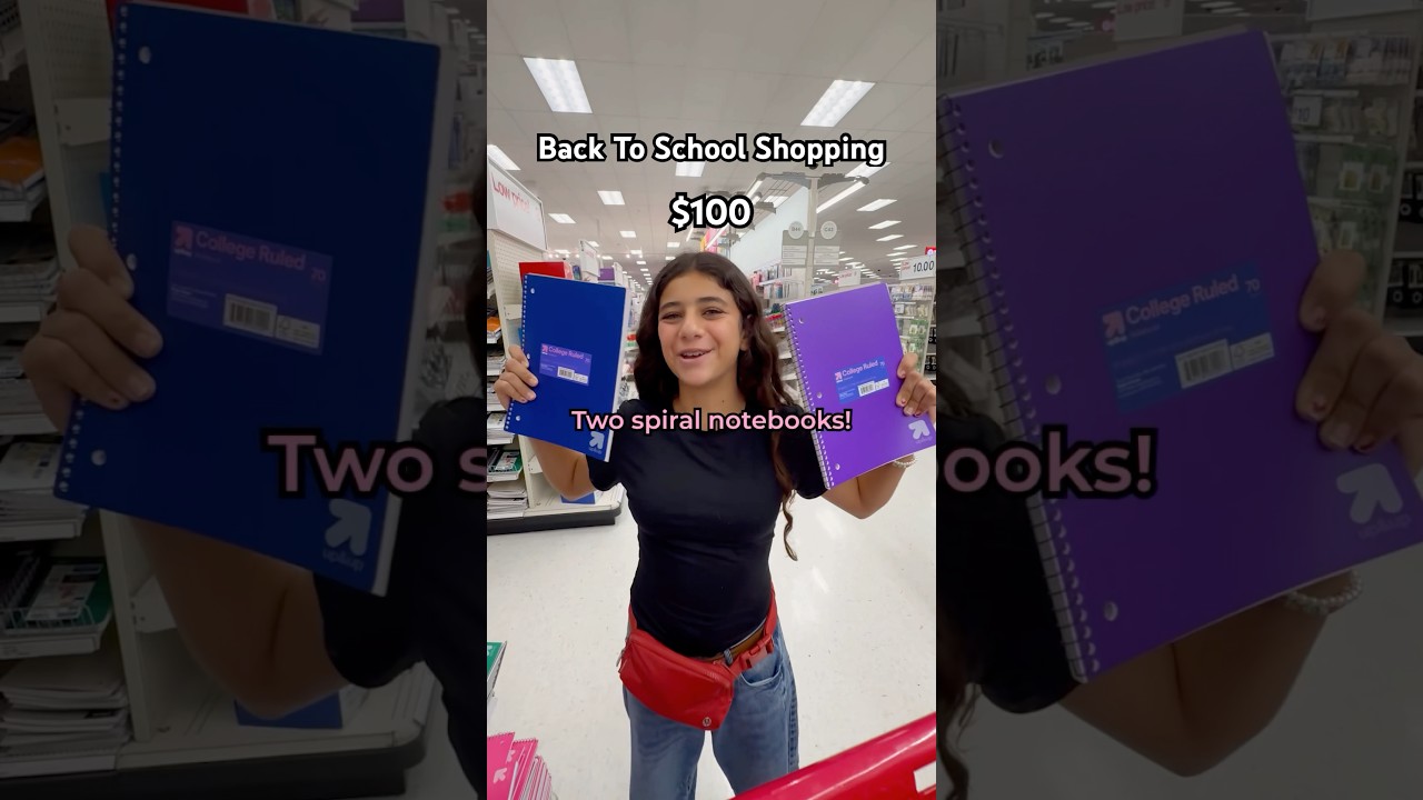 Back To School Shopping $100 Challenge @YoMariah