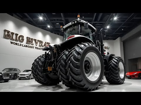 "Big Bud 16V-747: The World’s Largest Tractor in a Luxury Showroom!"