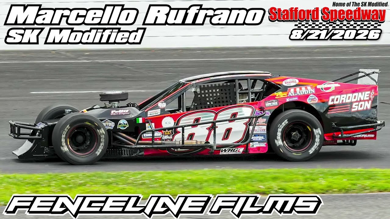 Marcello Rufrano in SK Modified at Stafford Speedway