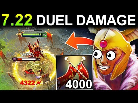 OMG 4000+ DAMAGE LEGION COMMANDER PATCH 7.22 NEW META GAMEPLAY DOTA 2
