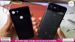 Pixel 3 Broken Back glass change || Pixel 3 Glass Change @SuperalamVlogs