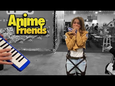 Surprising Cosplayers with their Music! - ANIME FRIENDS
