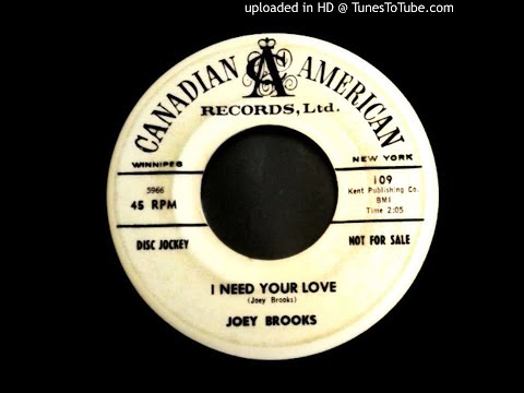 Joey Brooks - I Need Your Love
