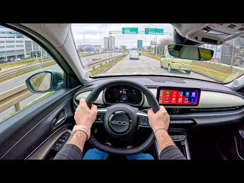 NEW Fiat 600 | 1.2 hybrid 100 hp | POV Test Drive #2649 Joe Black