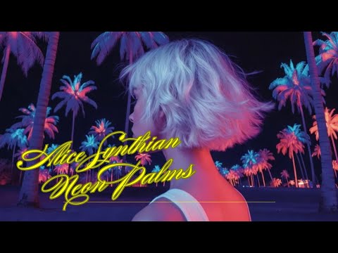 Neon Palms - Alice Synthian | Retro Outrun Synthwave with Ethereal Female Vocals & Saxophone 