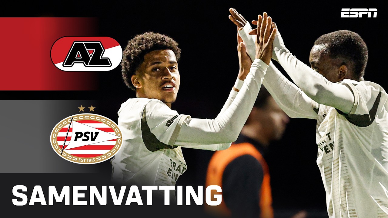 Jong AZ Alkmaar vs Jong PSV Eindhoven Highlights