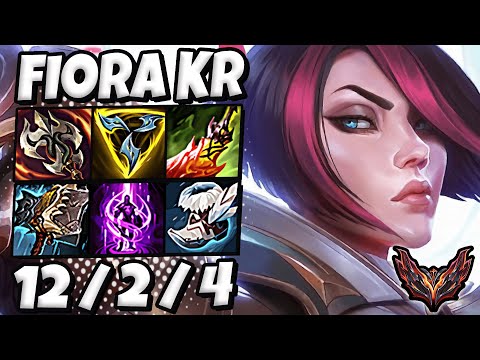 Fiora TOP vs Aatrox [ OTP ] Lol Korea Grandmaster Patch 13.16 ✅