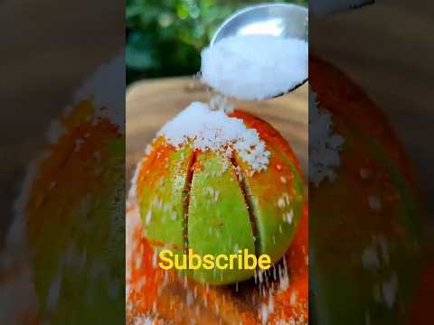 Spicy Guava 🤤 TamarindGuavaMasalaSpicy GuavaPickle #shorts​ #trending​ #viral​#spicy​ #pickle​#reels