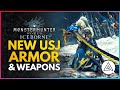 Monster Hunter World | New USJ AZURE ERA Armor & Weapons + Armor Skill Breakdown