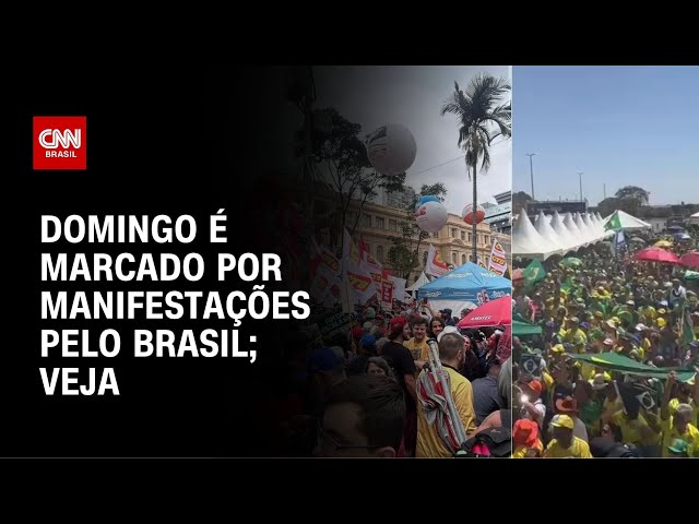 7 de Setembro: Domingo é marcado por manifestações pelo Brasil | CNN BRASIL