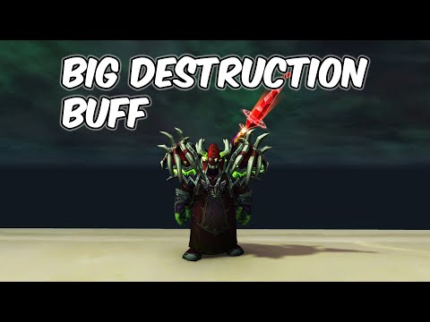 BIG Destruction Warlock BUFF - 10.1 Destruction Warlock PvP - WoW Dragonflight PvP