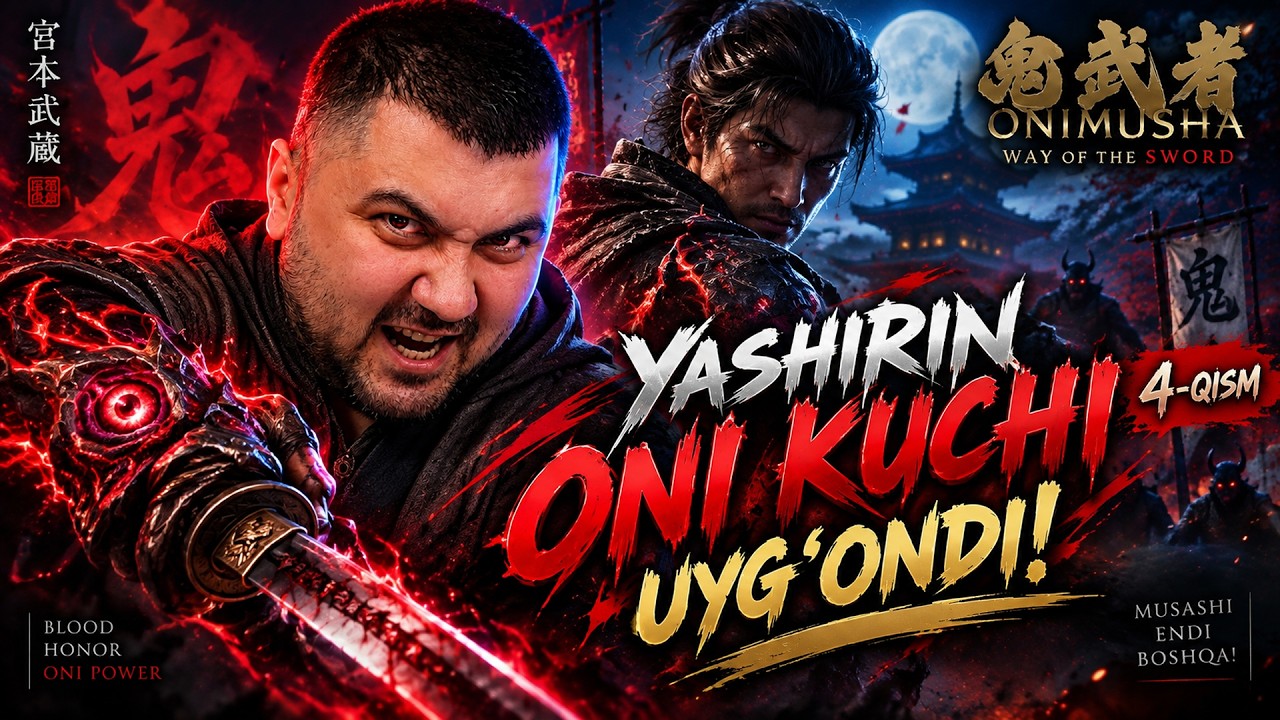 😈YASHIRIN ONI KUCHI UYG‘ONDI! ➜ Onimusha: Way of the Sword #4 (LIVE)