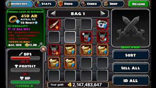 dungeon quest orb and skullshield build for wizard with hack edited weapons