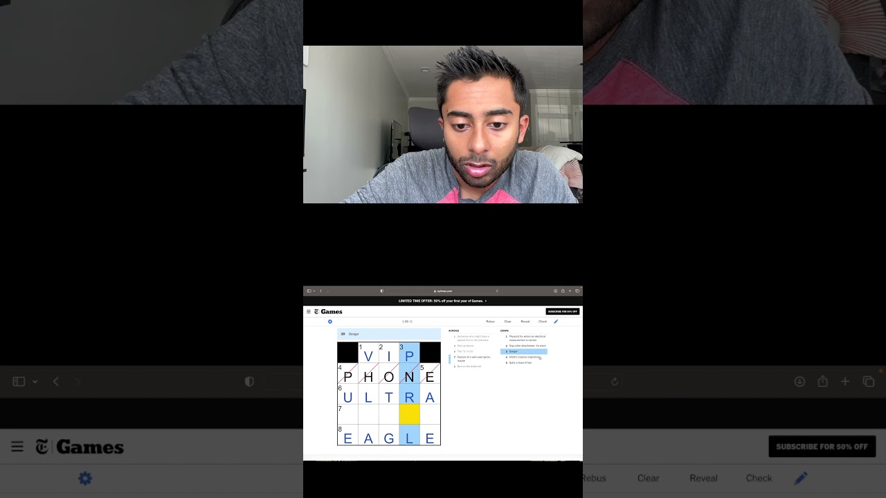 Mini Crossword Puzzle - June 14, 2024